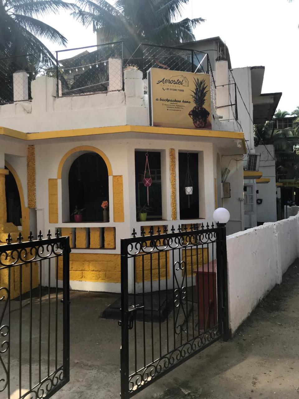 Aerostel - Backpacker'S Hostel In Goa Калангуте Екстериор снимка